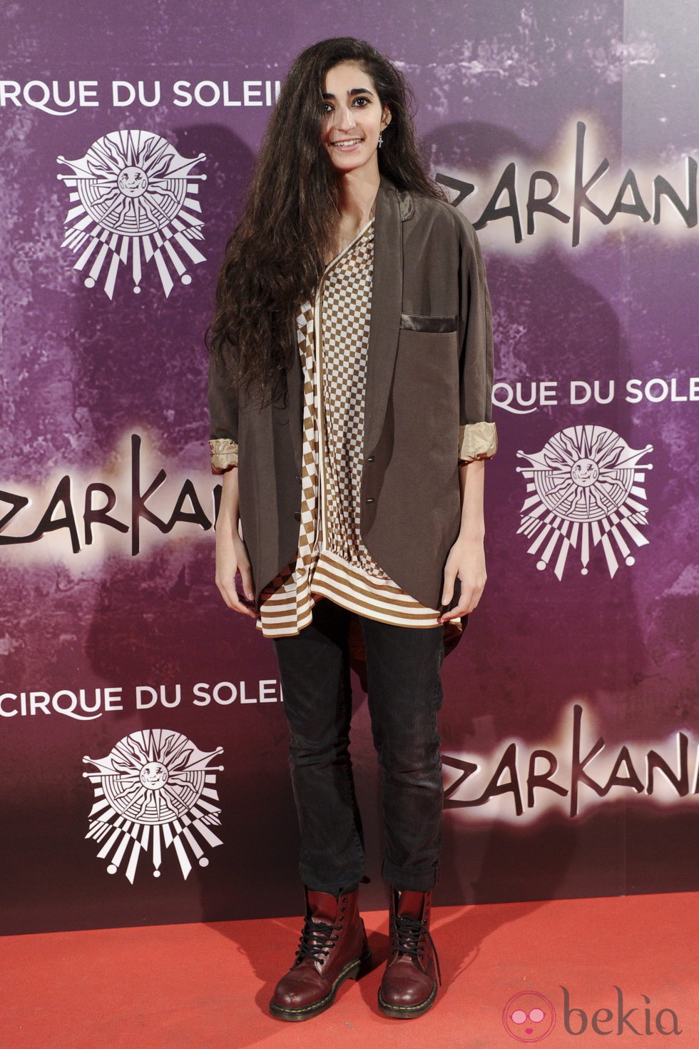 Alba Flores en el estreno de Zarkana