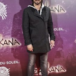 Hugo Silva en el estreno de Zarkana