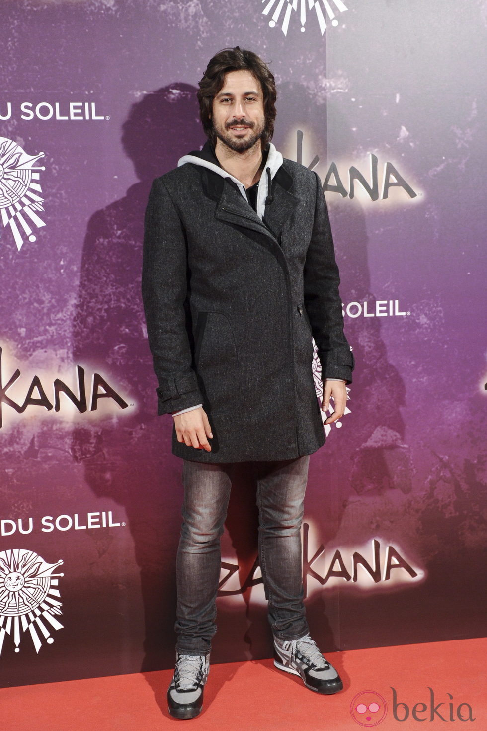 Hugo Silva en el estreno de Zarkana