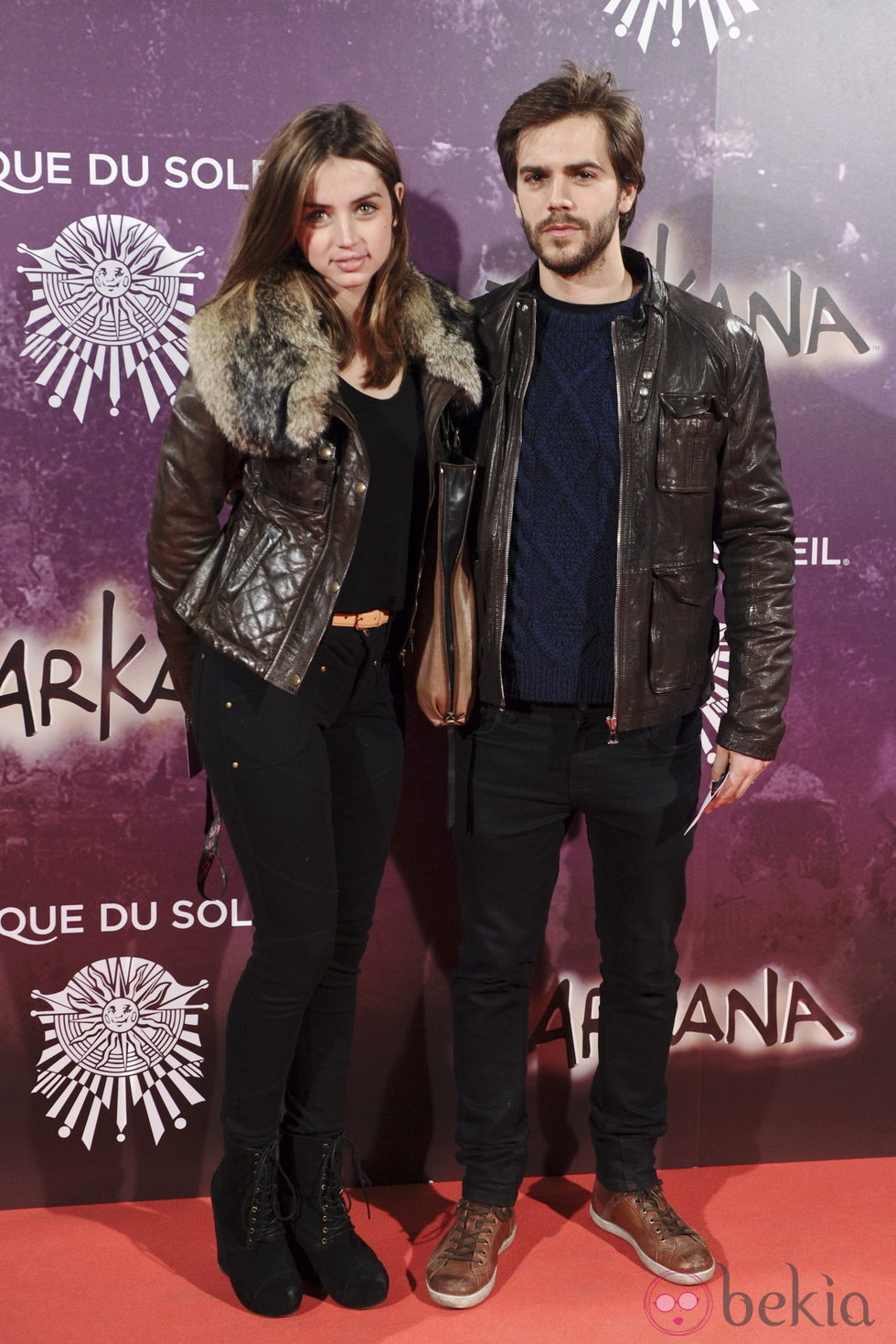 Ana de Armas y Marc Clotet en el estreno de Zarkana