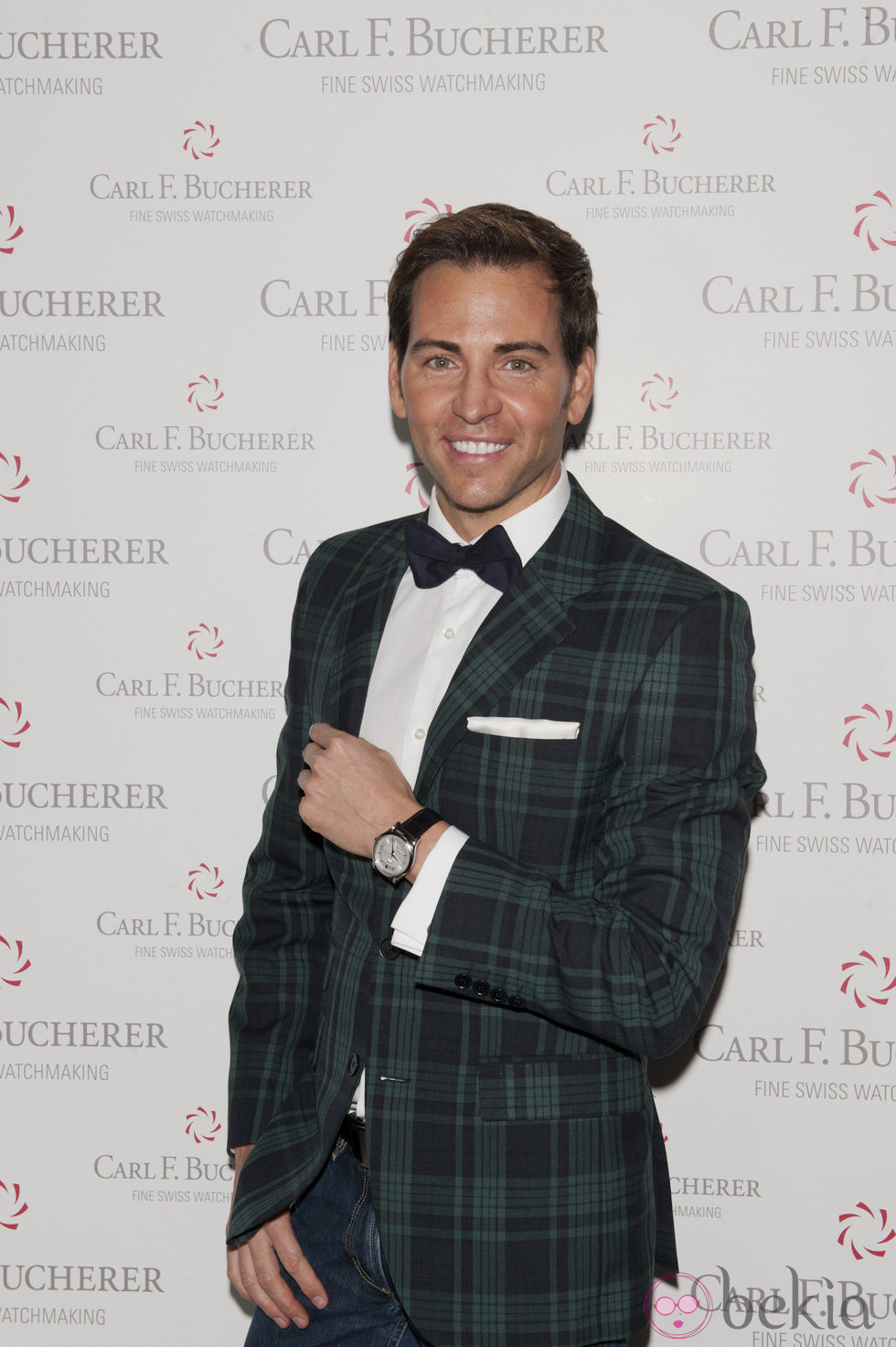 David Meca en la presentación de relojes de Carl F. Bucherer