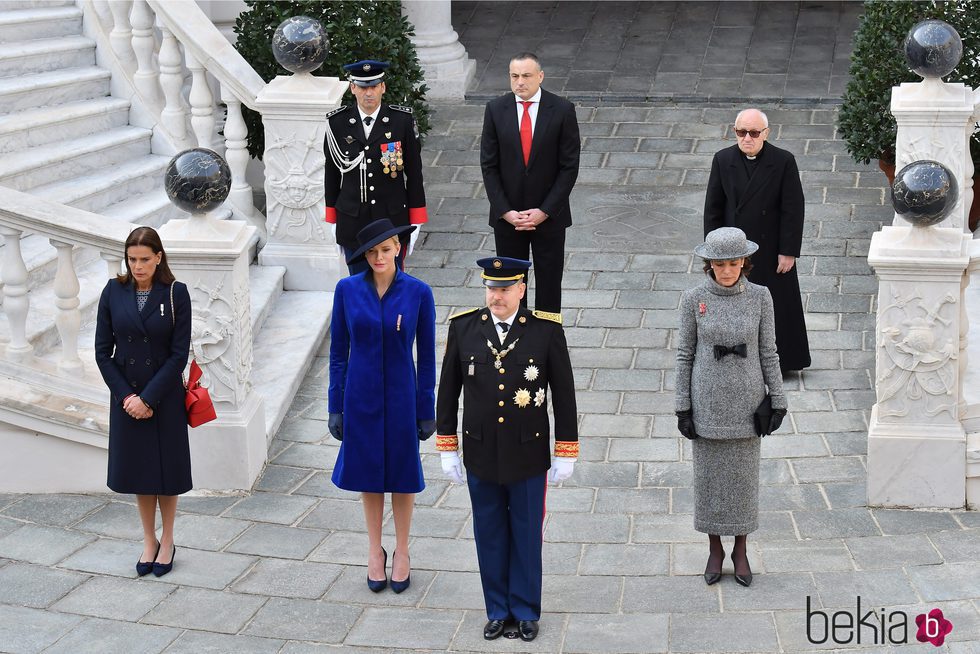 La Familia Real de Mónaco en el Día Nacional