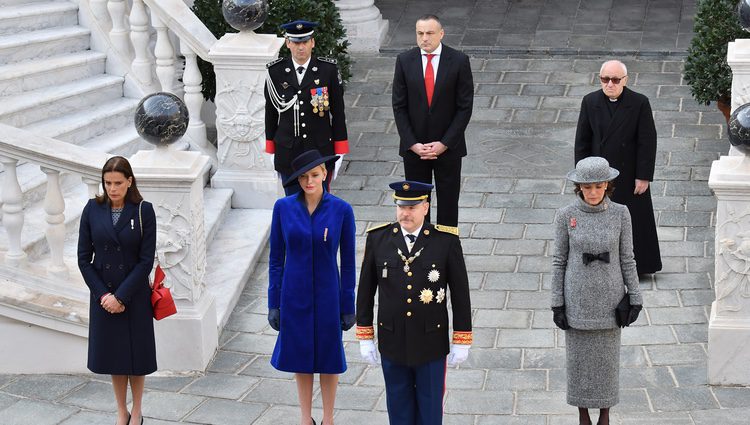 La Familia Real de Mónaco en el Día Nacional