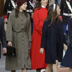 Carlota Casiraghi y Tatiana Santo Domingo en el Día Nacional de Mónaco