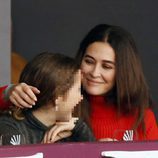 Vicky Martín Berrocal con su hija Alba en la Horse Week 2017 en Madrid