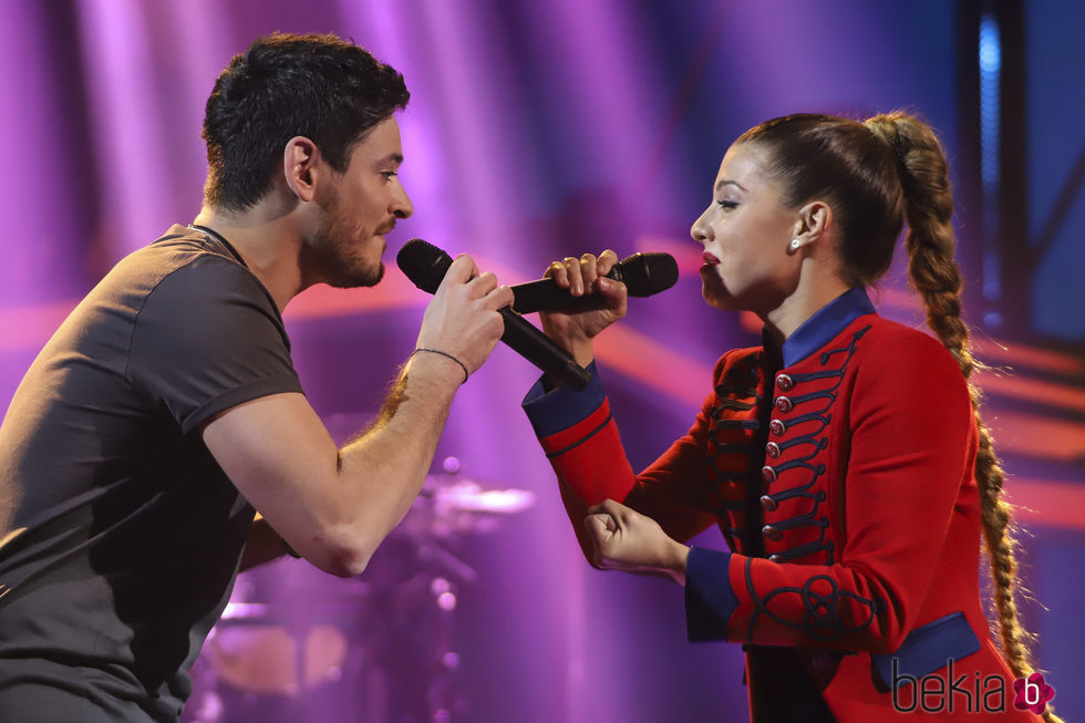 Cepeda y Miriam en la Gala 5 de 'OT 2017'