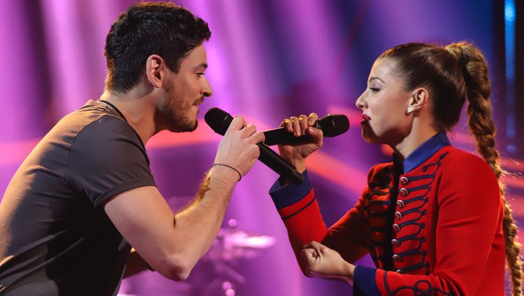 Cepeda y Miriam en la Gala 5 de 'OT 2017'