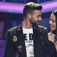 Agoney cantando con Beatriz Luengo en la Gala 5 de 'OT 2017'