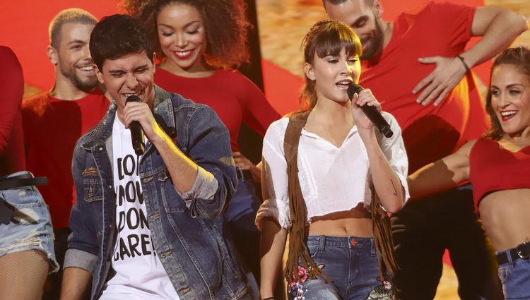 Alfred y Aitana en la Gala 5 de 'OT 2017'