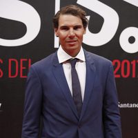 Rafa Nadal en la alfombra roja de los Premios AS 2017