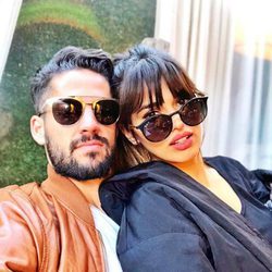 Sara Sálamo e Isco Alarcón en su primera fotografía juntos