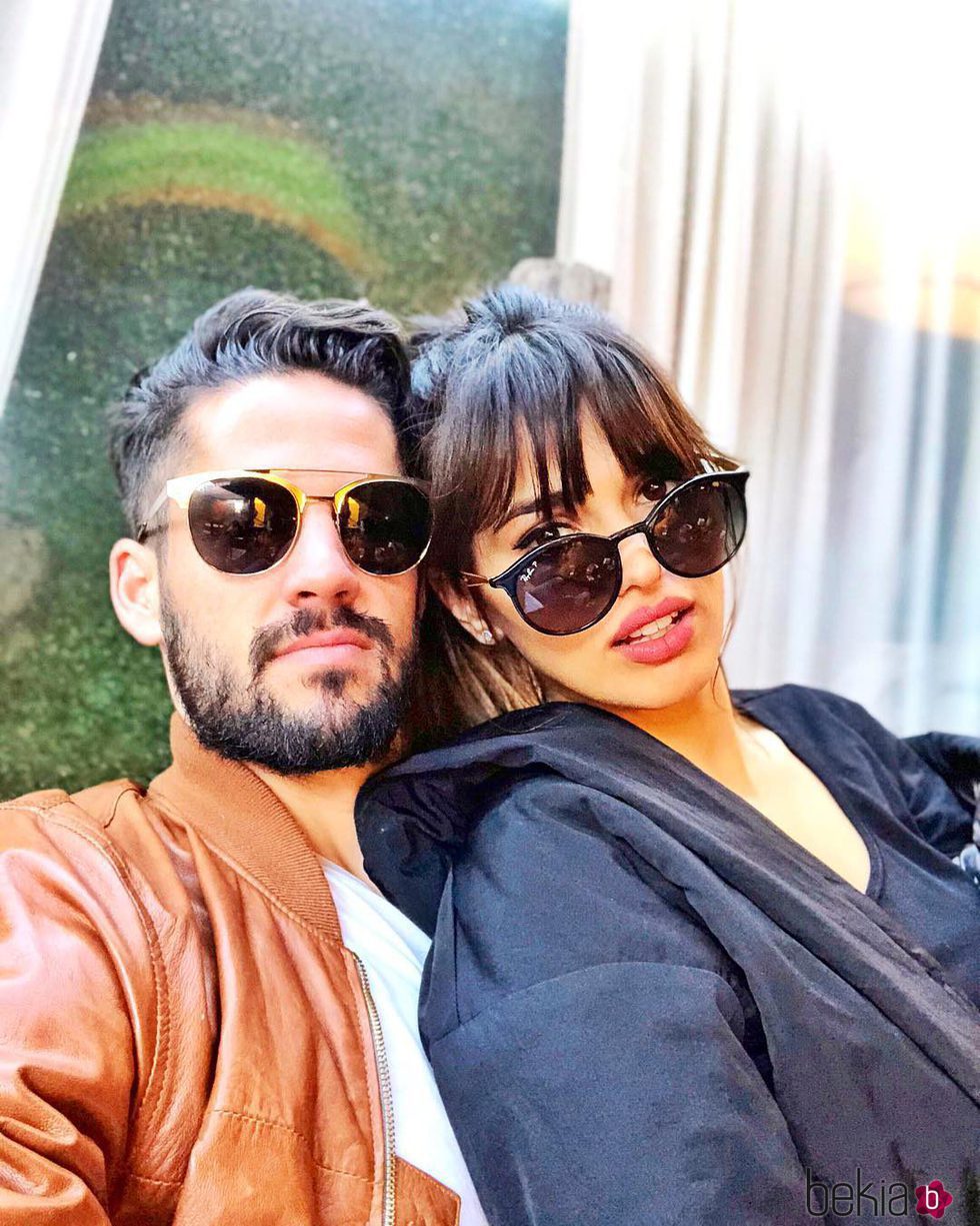 Sara Sálamo e Isco Alarcón en su primera fotografía juntos