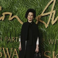 Bianca Jagger en los British Fashion Awards 2017