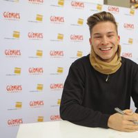 Raoul en la firma de discos de 'OT 2017' en Barcelona