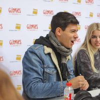 Alfred sonriente durante la firma de discos de 'OT 2017' en Barcelona