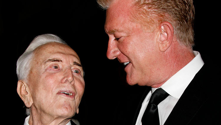 Kirk Douglas y su hijo Peter Douglas