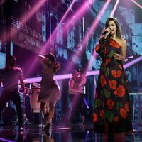 Ana Guerra cantando en la Gala 7 de 'OT 2017'