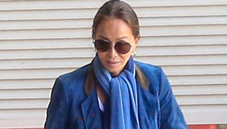 Isabel Preysler llegando de la boda de su hija Ana Boyer y Fernando Verdasco