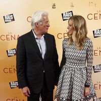 Richard Gere y Alejandra Silva durante el preestreno de "La Cena"