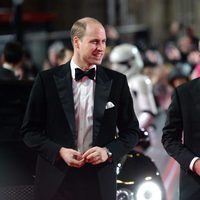 Los Príncipes Guillermo y Harry en el estreno de 'Star Wars: Los Últimos Jedi'