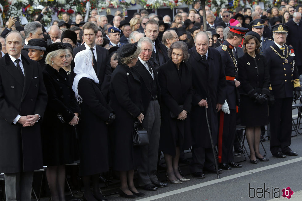 La realeza europea en el funeral de Miguel de Rumanía