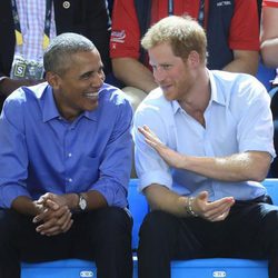 El Príncipe Harry y Barack Obama en los Invictus Games 2017