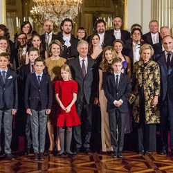 La Familia Real Belga en el concierto de Navidad 2017 en el Palacio Real de Bruselas