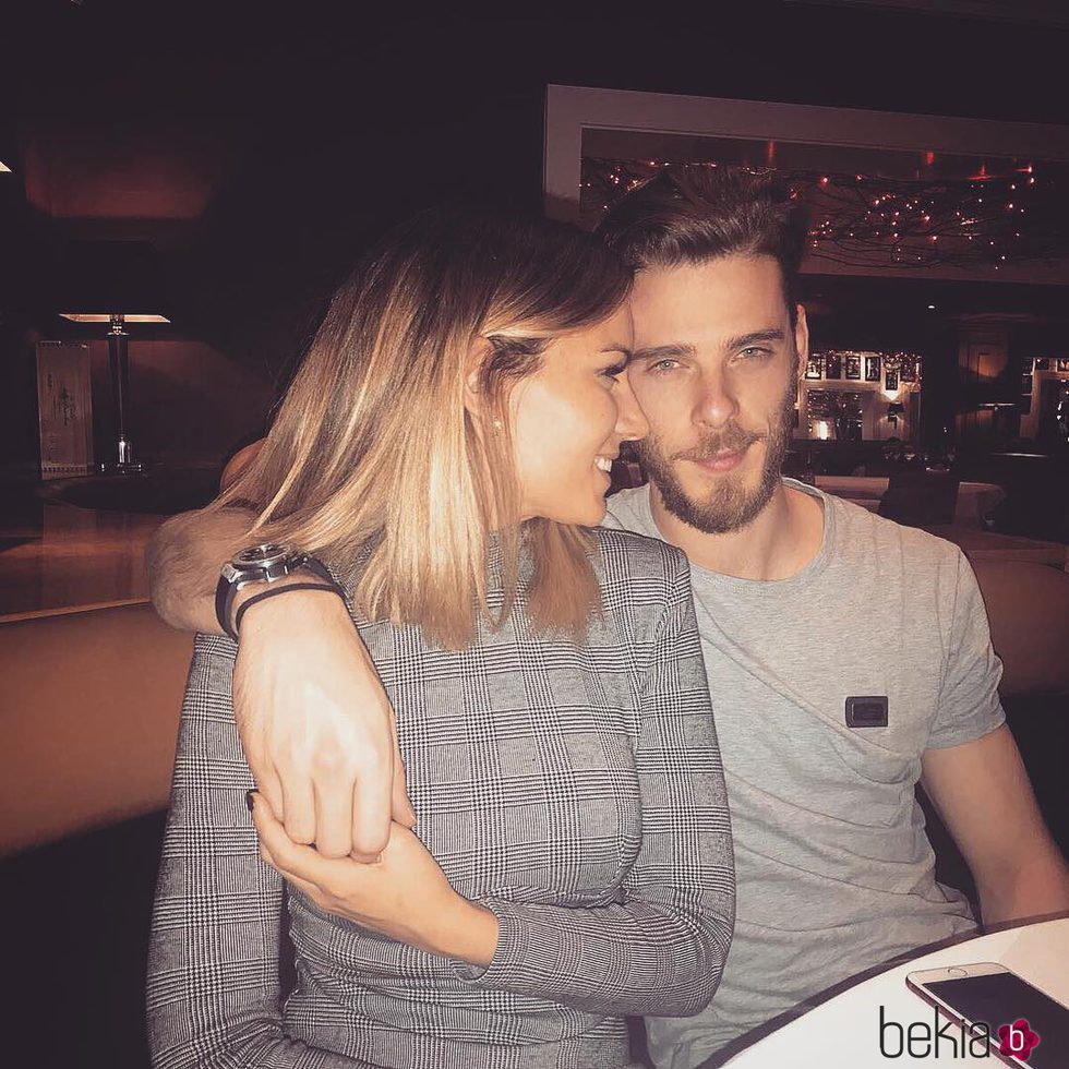 Edurne y David de Gea posan muy acaramelados