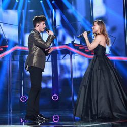 Roi y Verónica en la Gala de Navidad de 'OT 2017'