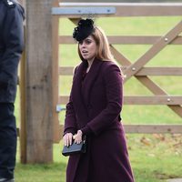 La Princesa Beatriz en la Misa de Navidad 2017 en Sandringham