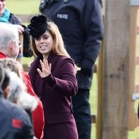 Las Princesas Beatriz y Eugenia de York en la Misa de Navidad 2017 en Sandringham