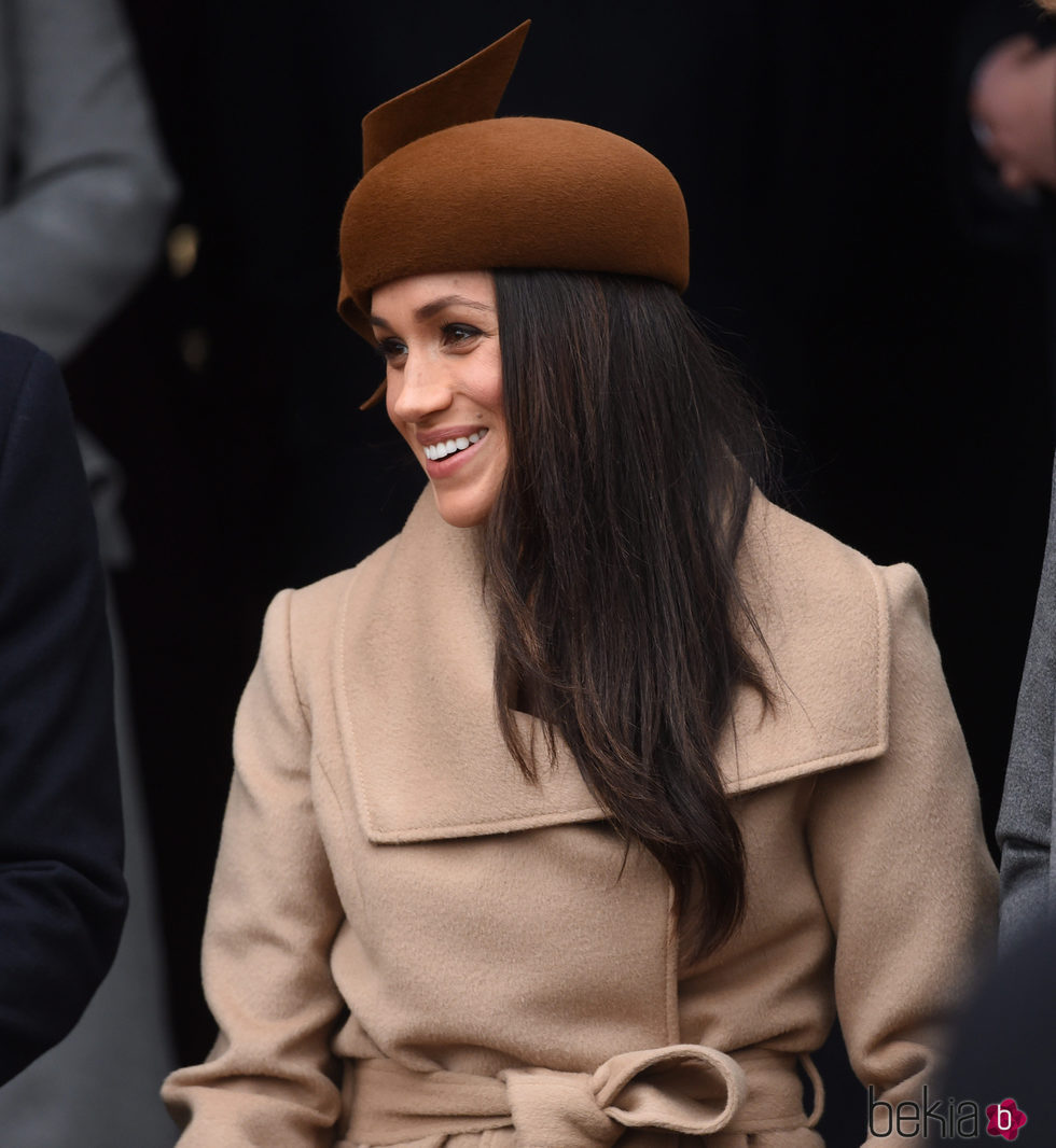 Meghan Markle en la Misa de Navidad 2017 en Sandrigham