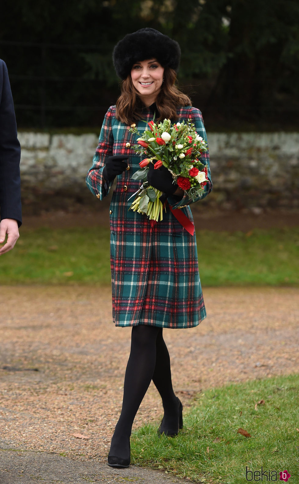 Kate Middleton en la Misa de Navidad 2017 en Sandringham