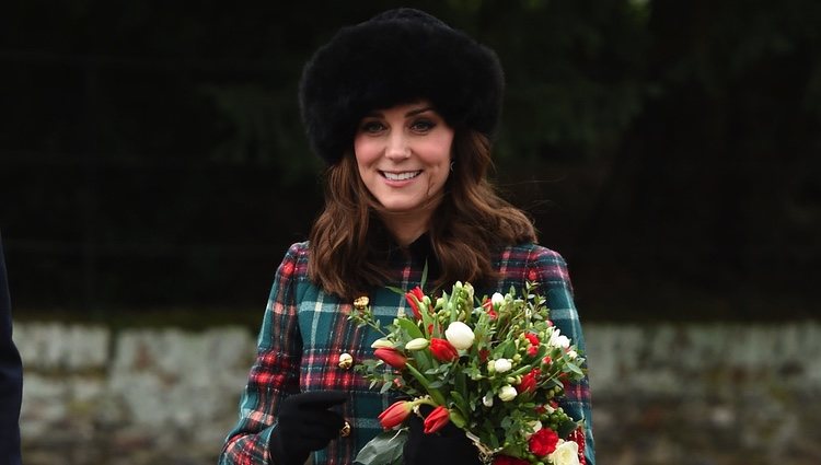 Kate Middleton en la Misa de Navidad 2017 en Sandringham