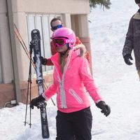 Paris Hilton, en la nieve con su novio