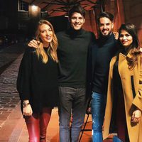 Sara Sálamo, Isco Alarcón, Álvaro Morata y Alice Campello en Londres