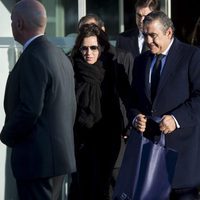 Jaime Martínez Bordiú en la misa funeral de Carmen Franco