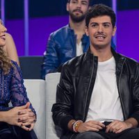 Alfred durante la Gala 9 de 'OT 2017' con su nuevo bigote