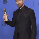 Sam Rockwell con su Globo de Oro 2018 por 'Tres anuncios en las afueras'