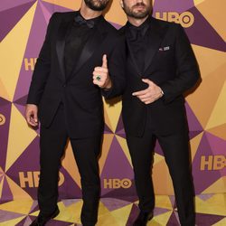 Ricky Martin y Edgar Ramirez en la fiesta HBO tras los Globos de Oro 2018