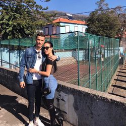 Georgina Rodríguez y Cristiano Ronaldo en Madeira