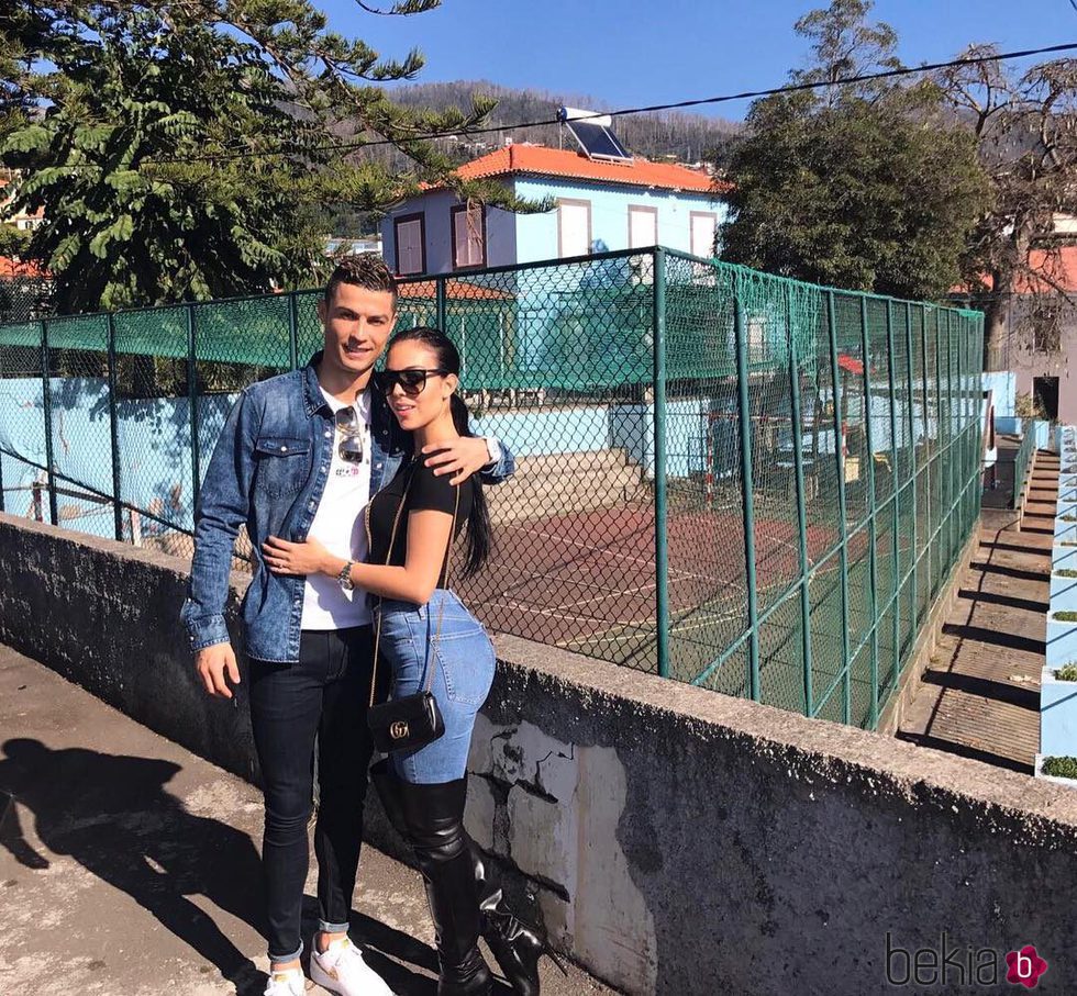 Georgina Rodríguez y Cristiano Ronaldo en Madeira