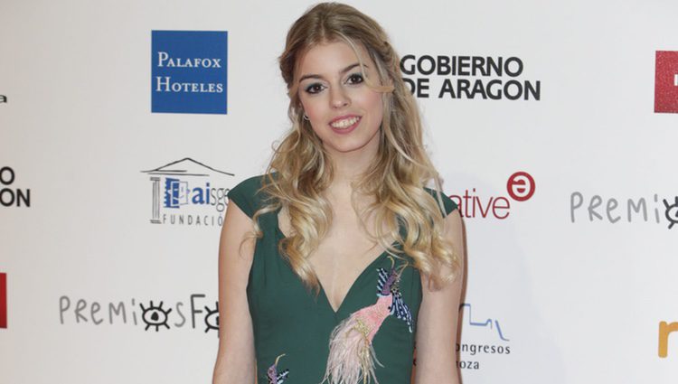 Nerea ('OT 2017') en la alfombra roja de los Premios Forqué 2018