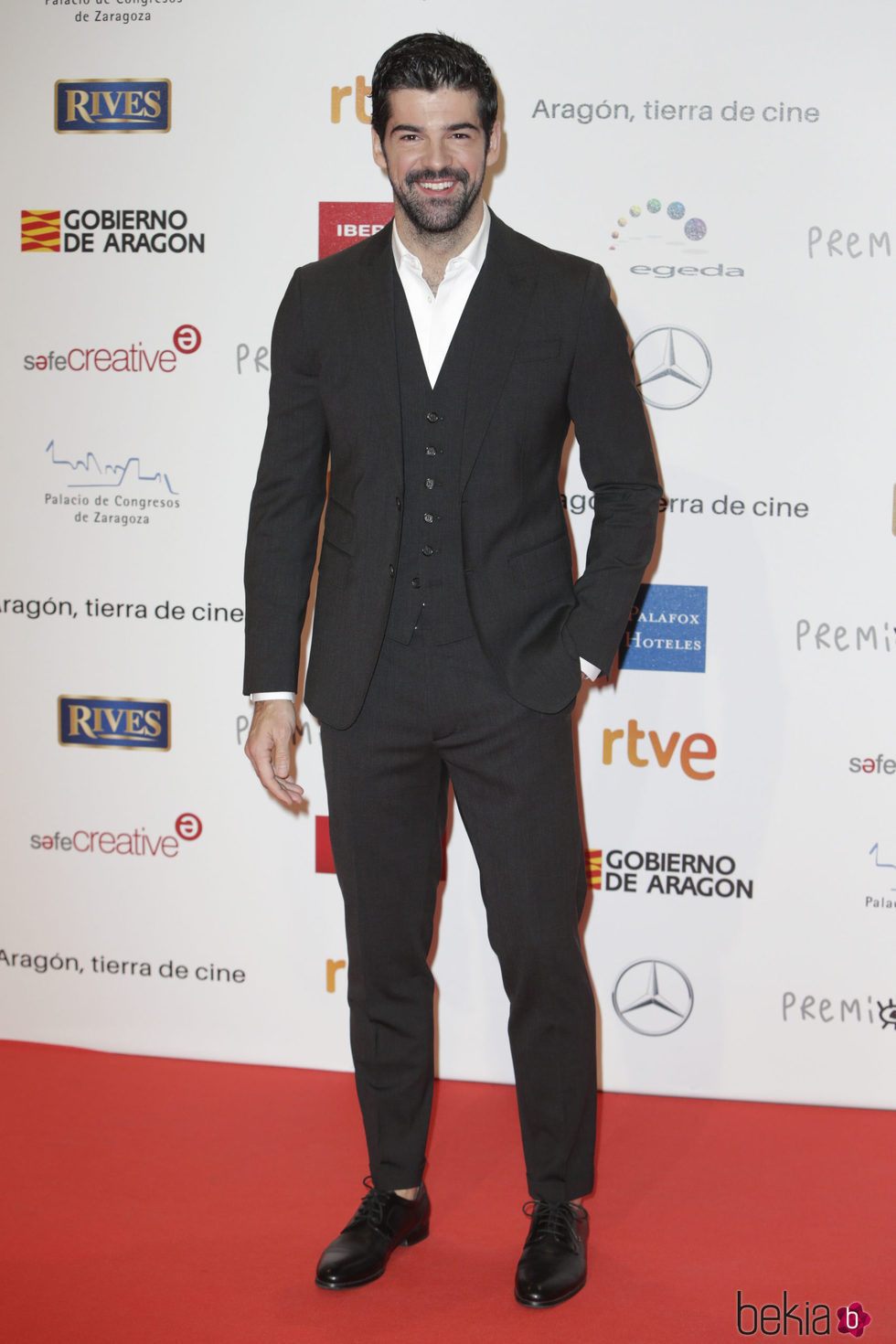 Miguel Ángel Muñoz en la alfombra roja de los Premios Forqué 2018