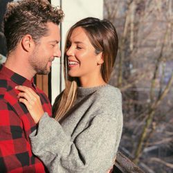 David Bisbal muy feliz tras pedir matrimonio a Rosanna Zanetti