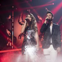 Amaia, Agoney y Aitana en su trío de la gala 11 de 'OT 2017'