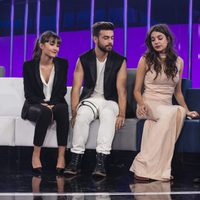 Aitana, Agoney y Ana Guerra antes de que los profesores salvaron a uno en la gala 11 de 'OT 2017'