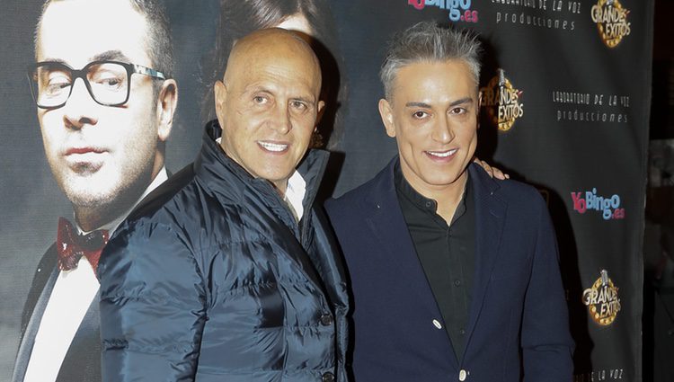 Kiko Matamoros y Kiko Hernández en el estreno de 'Grandes éxitos'