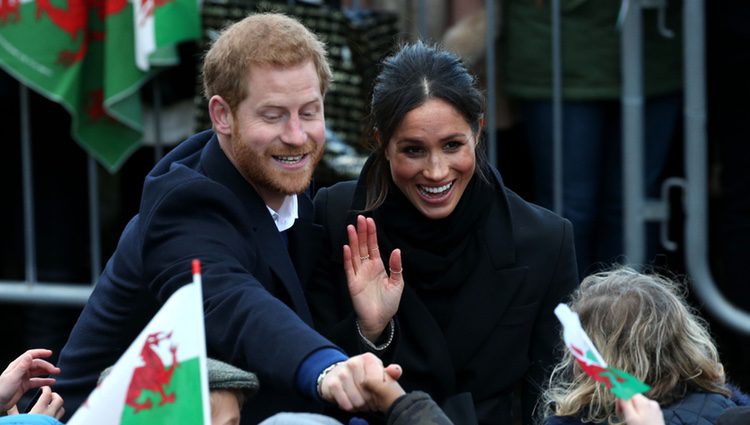 El Príncipe Harry y Meghan Markle en Gales