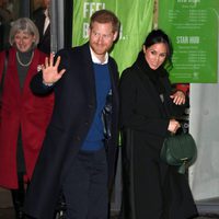 El Príncipe Harry y Meghan Markle en su primera visita oficial a Gales